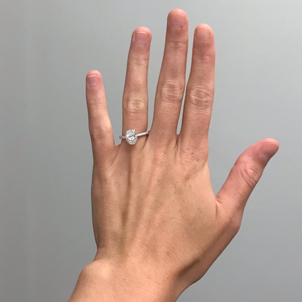 Diamond engagement ring- GIA certified. SAMPLE (2.26 ct). Taking requests